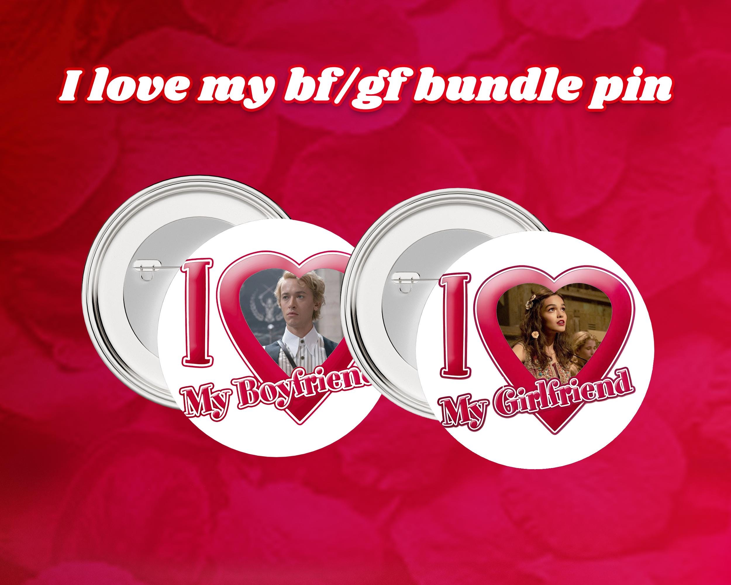 I Love My Girlfriend Badge - Etsy