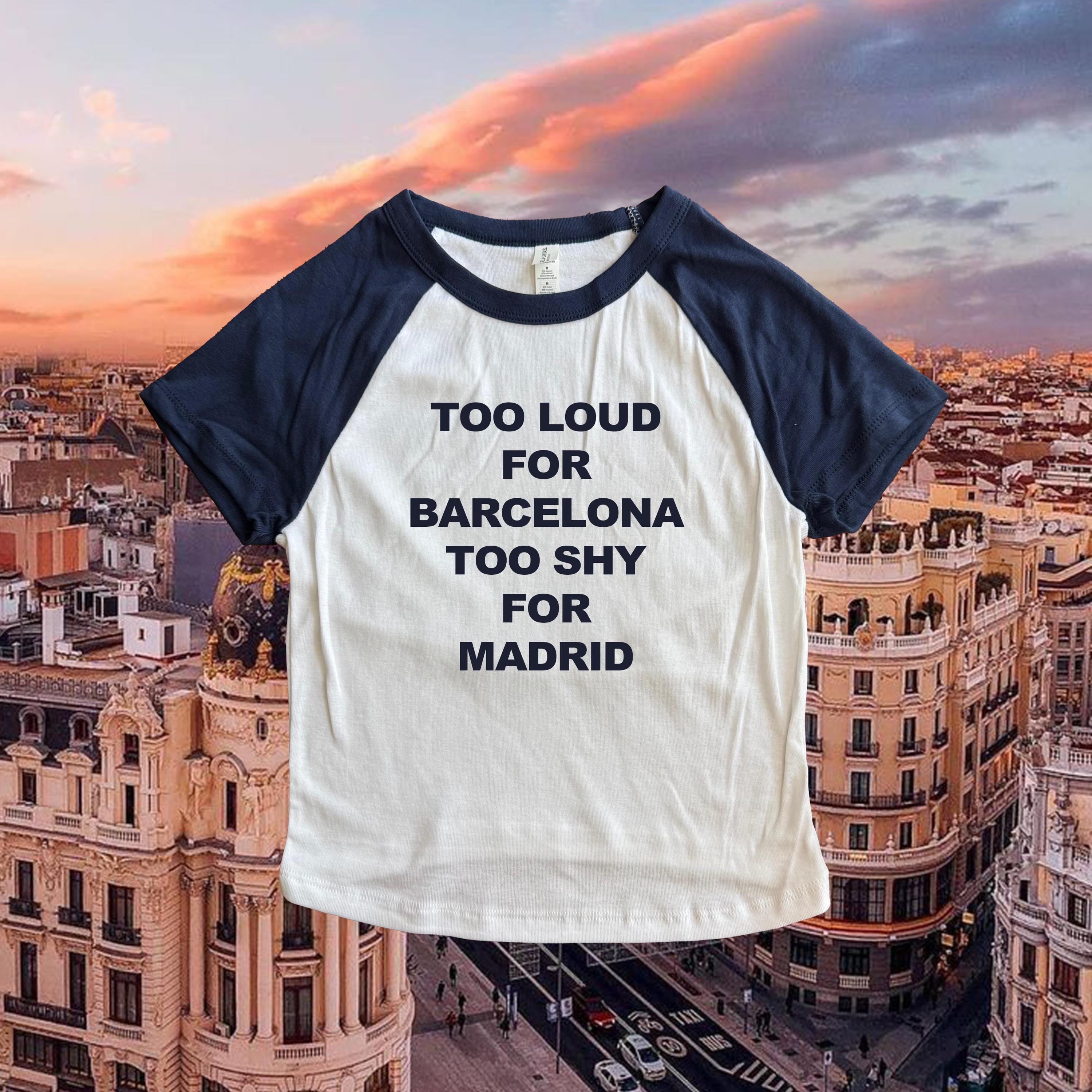T-shirt Furia Roja Espagne - Barcelone Madrid Séville, Toutes Tailles, Neuf Sans étiquettes