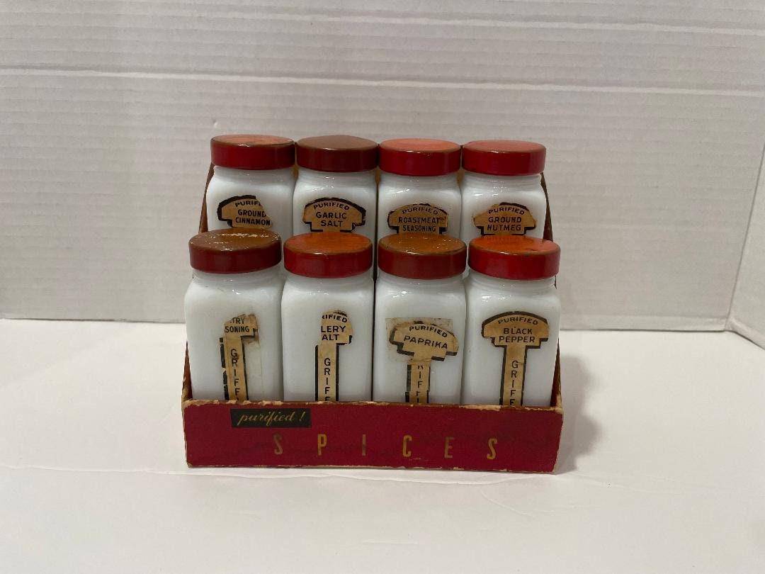 Griffiths Vintage Spice Jars - Etsy