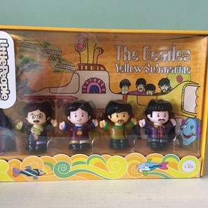 Fisher Price The Beatles Yellow Submarine Little People Collector Limited New