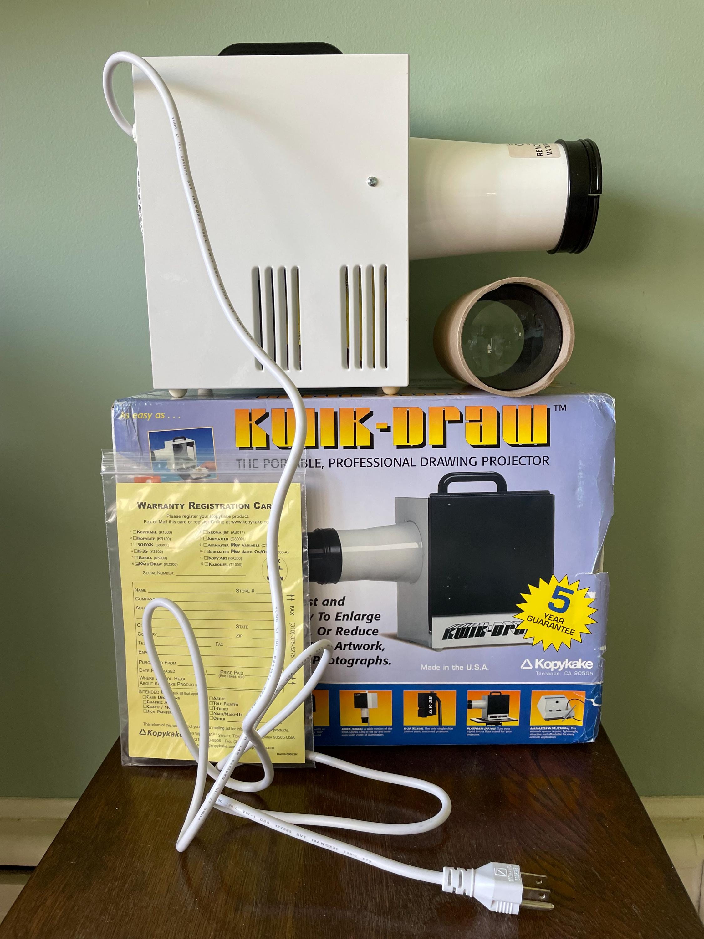 Kopykake Kwik-draw Horizontal Projector Model KD200, Open Box - Etsy