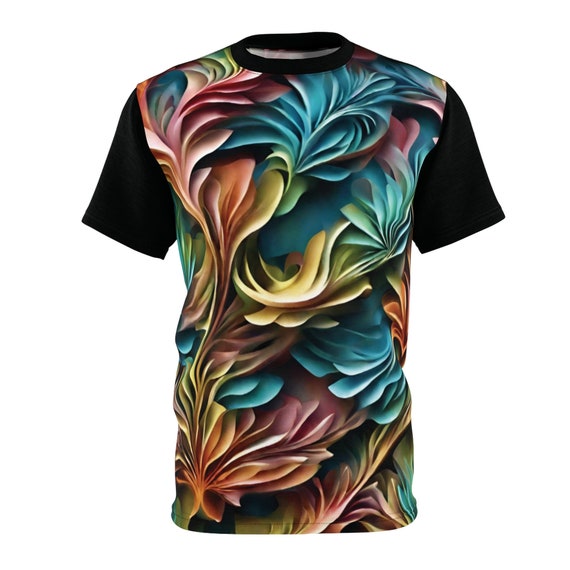 Unique Pattern Multi Colour T-Shirt