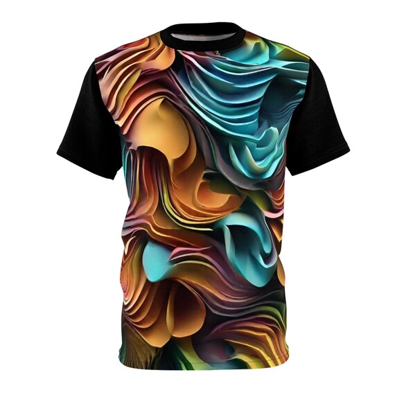 Unique Pattern Multi Colour T-Shirt