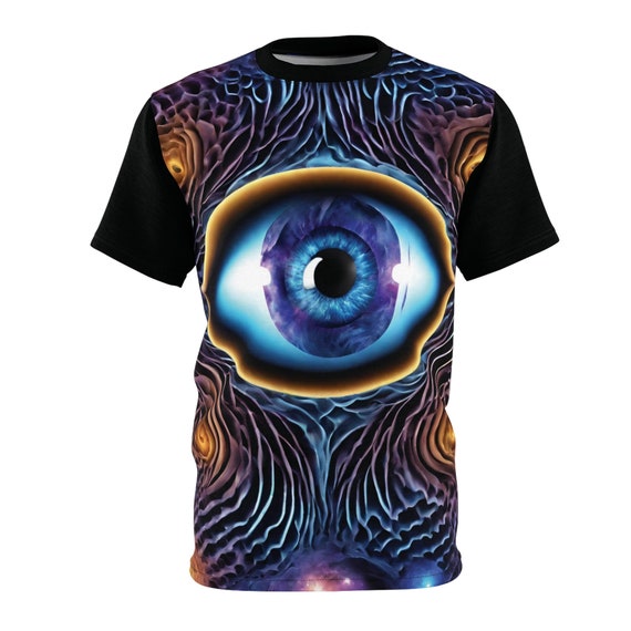 Eye through the universe Unique Pattern T-Shirt Style Cut & Sew Tee