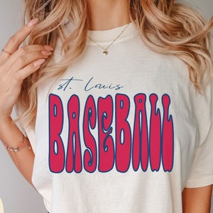 St. Louis Baseball Comfort Colors, St. Louis Baseball Shirt, St. Louis Vintage Shirt, St. Louis Oversized Shirt, St. Louis Game Day Apparel