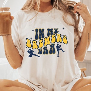 In My Milwaukee Era, Baseball Shirt, Milwaukee Baseball Vintage, Brew Crew Shirt, Retro Milwaukee Shirt, Milwaukee Oversized Shirt,Wisconsin