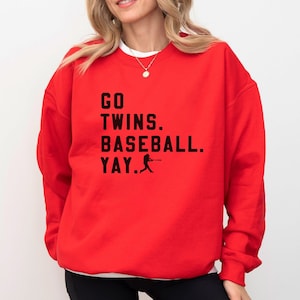 Minnesota Baseball Oversized Sweatshirt, Minnesota Baseball Sweatshirt, Minnesota Crewneck, Cute Twins Shirt, Baseball Vintage Crewneck