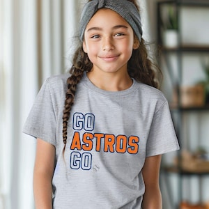 Kids Houston Baseball Shirt, Houston Game Day Apparel, Family Baseball Shirts, Matching Ballpark Shirts, Dad and Son Shirts, Astros for Kids