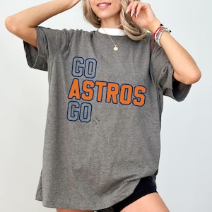 Houston Baseball Shirt, Trendy Houston Shirt, Houston Game Day, Astros Oversized Shirt,  Houston Baseball Apparel, Astros Fan Gift