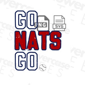 Nationals Baseball Digital File, Nationals png, Washington baseball svg, Washington baseball png, Nationals Digital File, Baseball svg