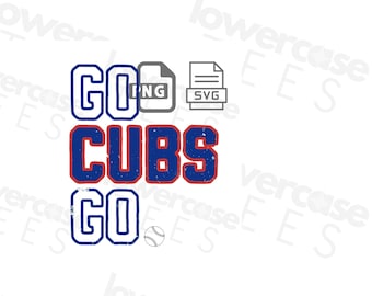 Chicago Baseball Digital File, Cubs png, Cubs baseball svg, Cubs baseball png, Cubs Digital File, Baseball svg, Cubs svg, Chicaago Baseball