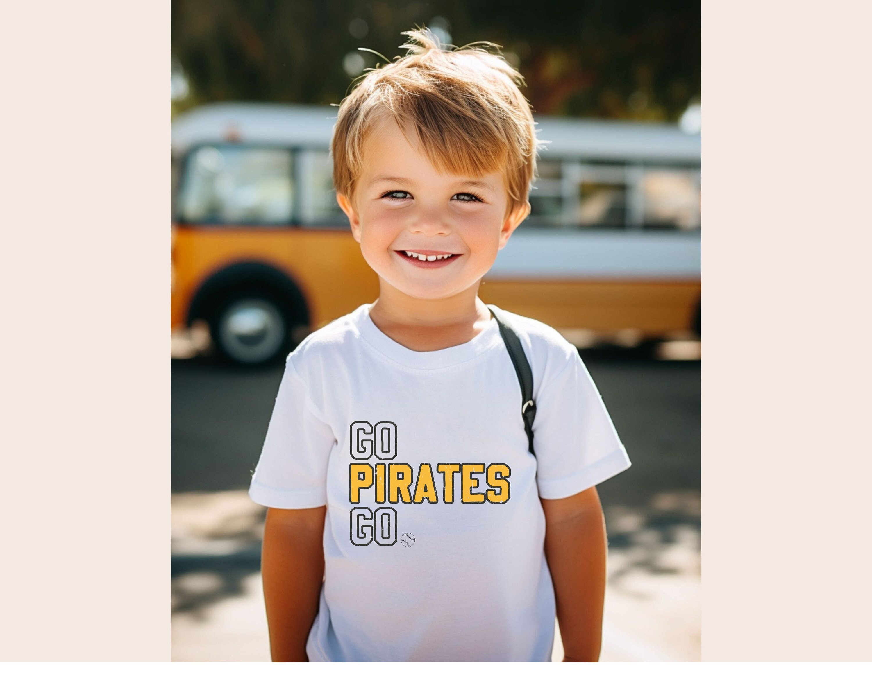 Kids Pirates Baseball Shirt, Pittsburgh Game Day, Family Baseball Shirts, Matching Ballpark Shirts, Dad & Son Shirts, Pirates Shirt for Kids