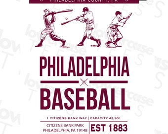 Philadelphia Baseball Digital File,Phillies Digital File, Phillies png, Phillies poster,Phillies history png,Phillies svg,Phillies Fan Gift