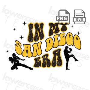 In My San Diego Era, Padres png, San Diego baseball png, Padres Baseball, Baseball Sublimation, Padres svg,Padres Baseball Digital File