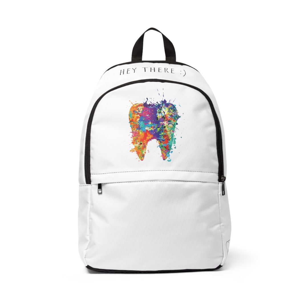 Hey There Tooth Nerd Co Minimalist Lightweight Backpack With Tooth Art