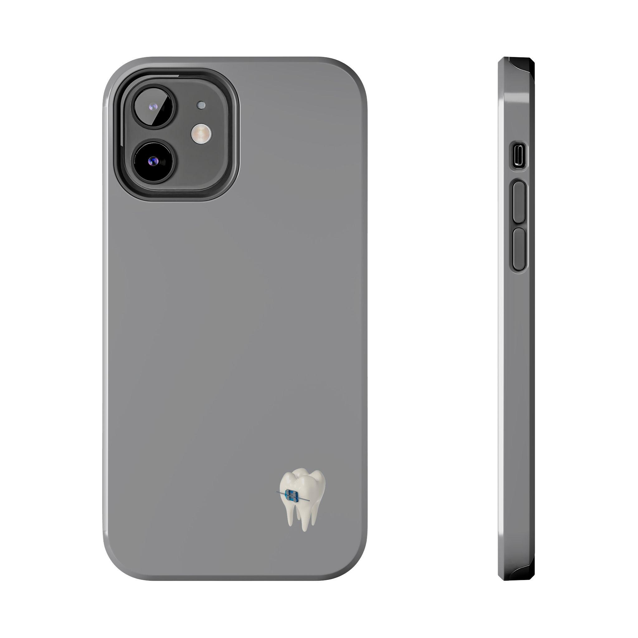 Dental Phone Case, Dentist Phone Cover, Orthodontist Braces Case, Cute Minimalist Nerdy Gift, Tough Phone Cases for iPhone or Samsung
