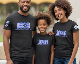 T-shirt familial Jack et Jill of America, JJOA Apparel