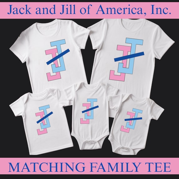 Jack and Jill Interlocking JJ Family T-Shirt, JJOA Apparel