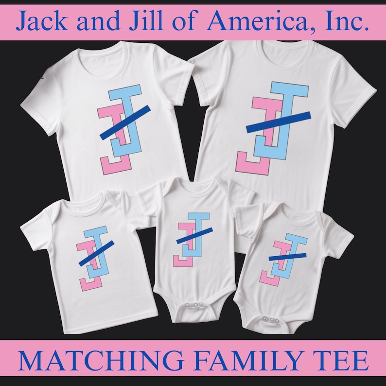 T-shirt JJ Family entrelacé Jack et Jill, JJOA Apparel image 1