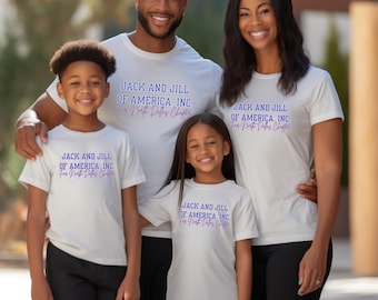 Jack and Jill of America Chapter T-Shirt, JJOA Apparel, Sorority Gift, Matching Shirts