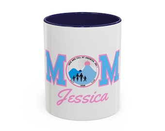 Gepersonaliseerde Jack and Jill Mom-mok, Moederdagcadeau (11, 15oz)