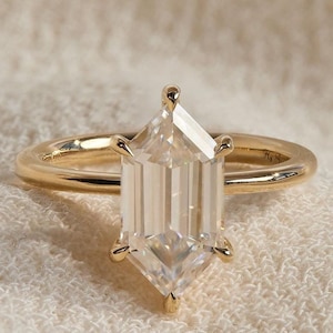 Dutch Marquise Hidden Halo Engagement Ring, 14K Gold Wedding & Anniversary Gifts Ring, Dutch Marquise Moissanite , Handmade Ring For Women