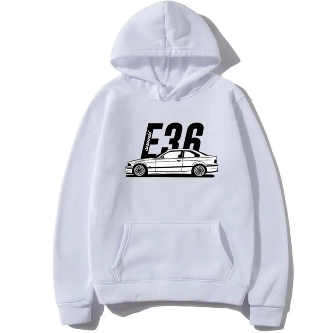 Bmwhoodie Mit BMW E36 Grafik. Das Perfekte Geschenk Für Alle Bmwliebhaber Und Liebhaberinnen