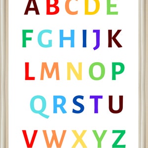 Alphabet Poster