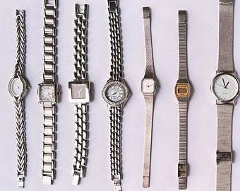 Vintage Silver Watches, Silver Watches, Women's watches