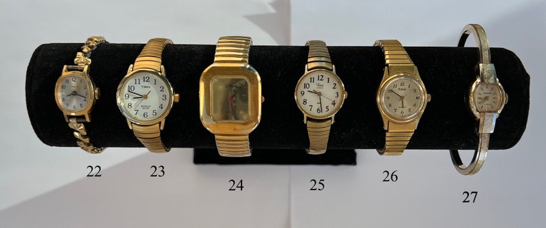 Vintage Gold Uhren, Gold Uhren, Damenuhren Bild 9
