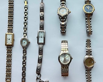 Vintage Two-toned Watches, Silver and Gold Watches