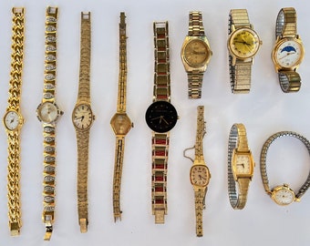 Vintage Gold Watches, Gold Watches, Women's Watches, Women's Gold Watches