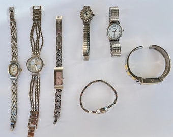 Vintage Silver Watches, Silver Women's Watches