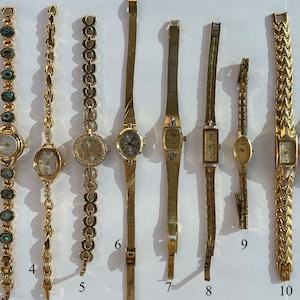 Vintage Gold Watches, Gold Watches, Women's watches image 7