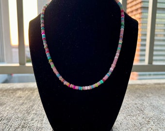 Beaded Gemstone Necklace