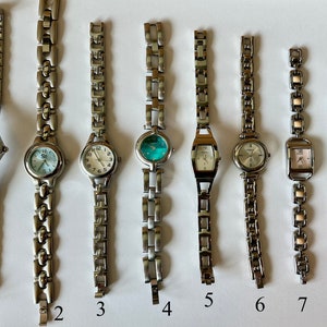 Vintage Silver Watches, Silver Watch, Women' Watches zdjęcie 3