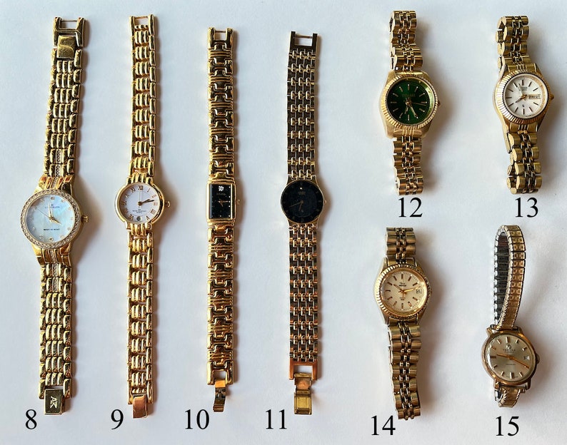 Vintage Gold Uhren, Gold Uhren Bild 8