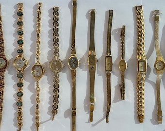 Vintage Gold Watches, Gold Watches, Women's watches