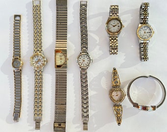 Vintage Silver and Gold Watches, Two-toned Watches, Women's Watches, Gold Watch, Silver Watch, Mixed Watches