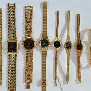 montres en or vintage, montres en or, montres pour femmes image 2