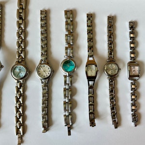 Vintage Silver Watches, Silver Watch, Women' Watches