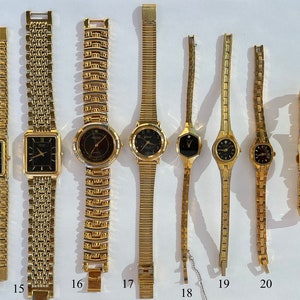Vintage Gold Watches, Gold Watches, Women's watches image 8
