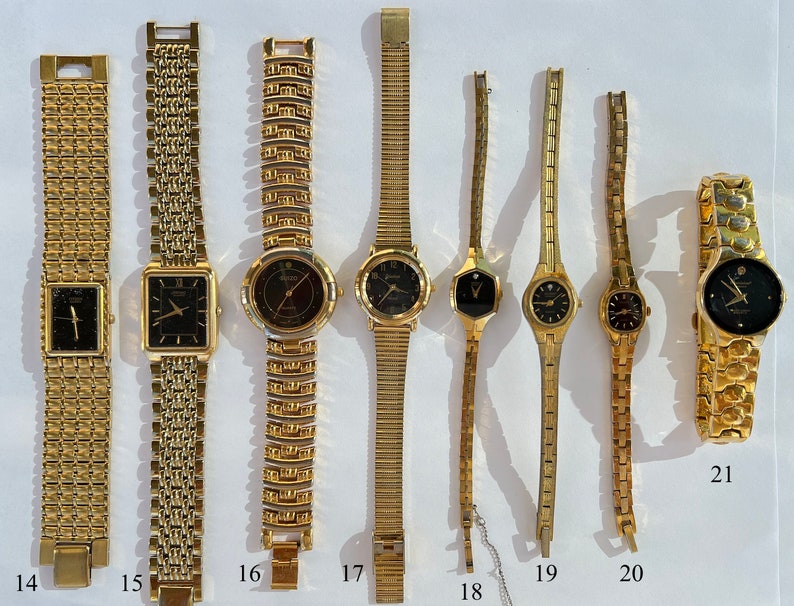 Vintage Gold Watches, Gold Watches, Women's watches zdjęcie 8