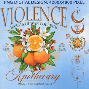 Design de camisa da Violet Apothecary, Download instantâneo em PNG da Escola de Guerra Basgiath, Produtos da Quarta Asa, Quadrante dos Cavaleiros em PNG, Download digital literário