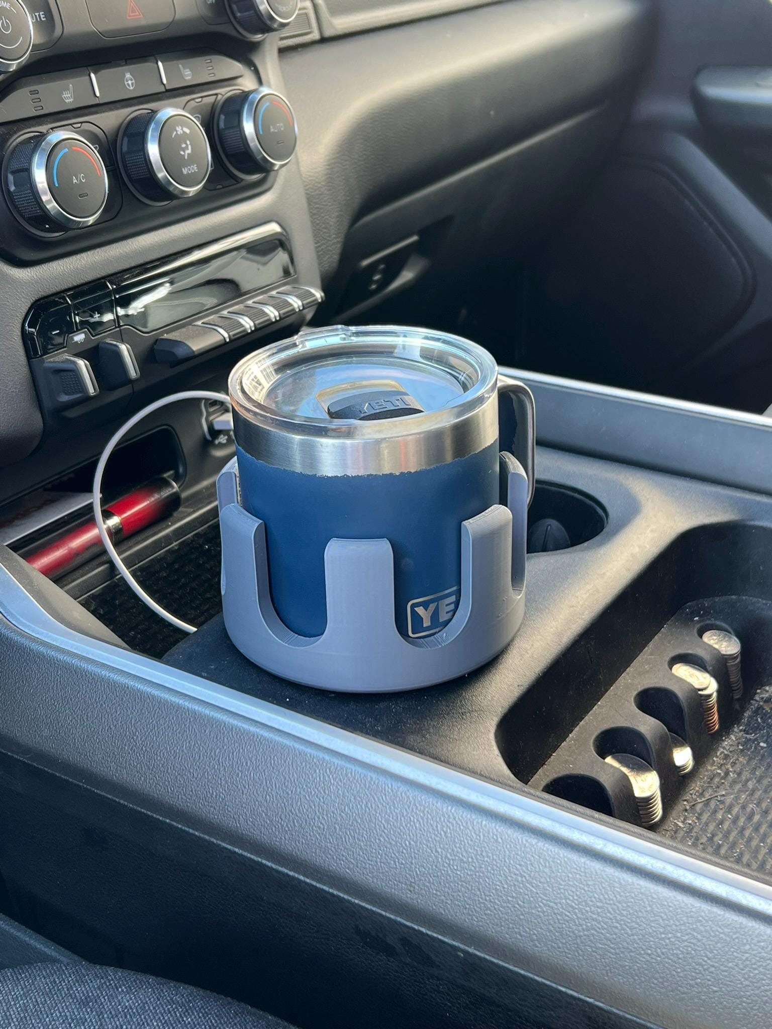 Wide Cup Holder for Car or Truck