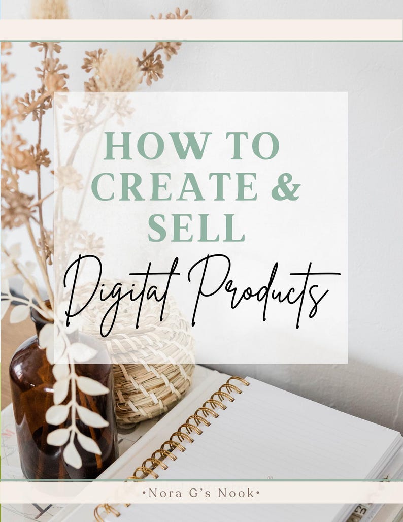 How to Create and Sell Digital Products - Easy Passive Income. - Etsy