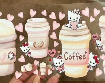 Vinilo para café con protección UV de Hello Kitty