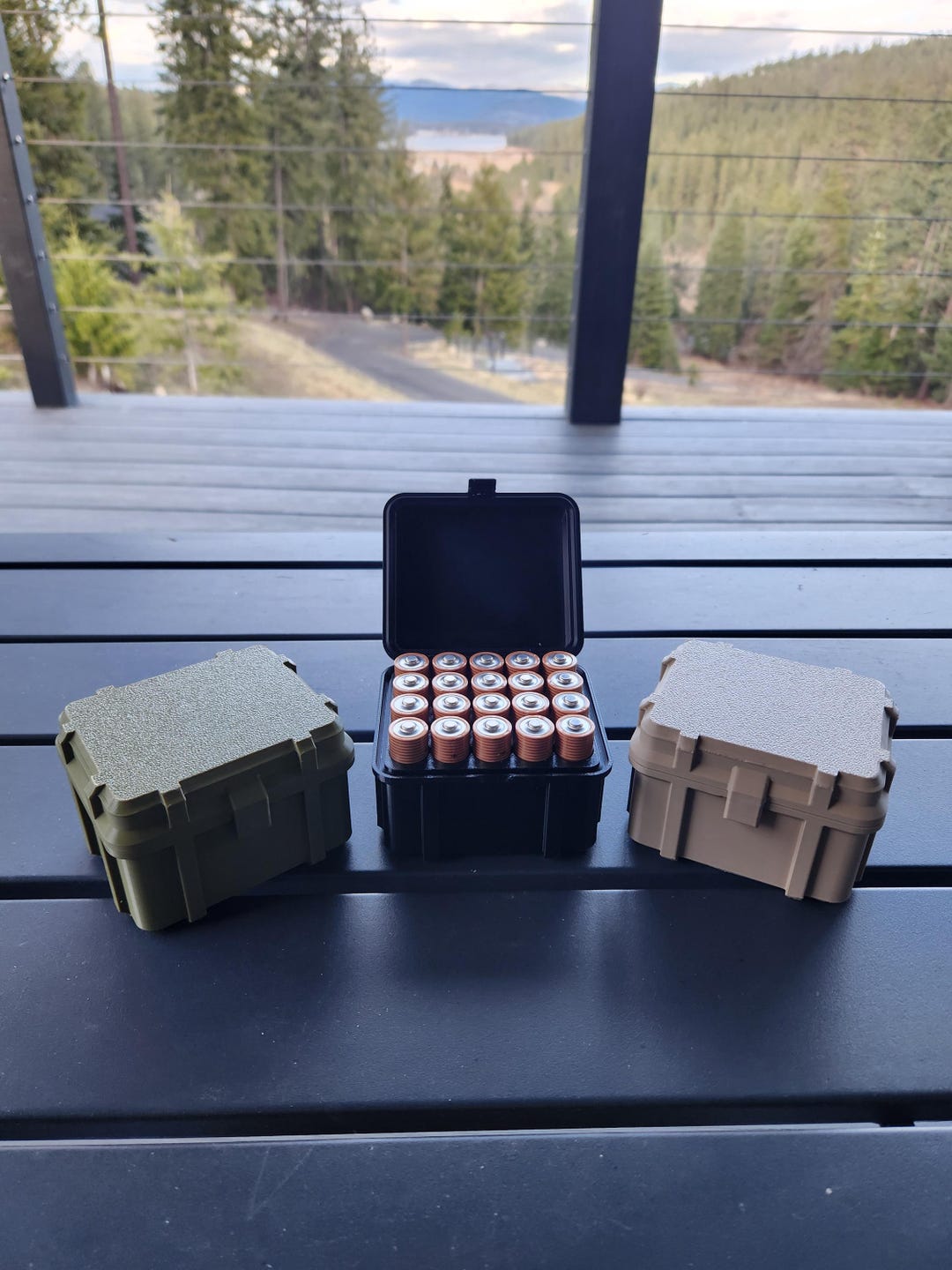 AA Battery Storage Box: Holds 20 Batteries, Range Bag Organizer - Etsy