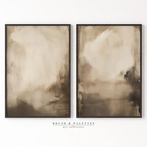 Wabi Sabi Neutral Set: Minimalist Earth Tone Abstract Prints for Japandi Decor (Digital Download)