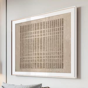 Neutral Linework Grid: Minimalist Geometric Abstract Painting (Digital Download)